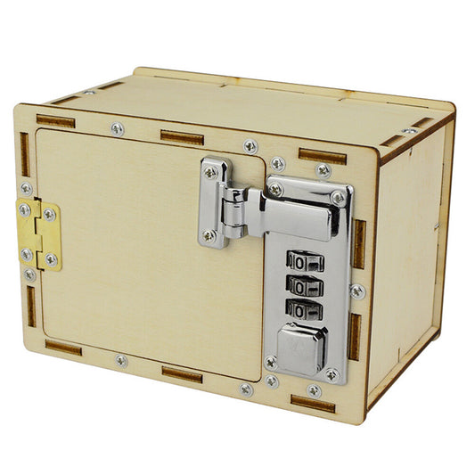 Kids DIY Mechanical Password Box Toy DIY Science School Projects Experiment Toy
