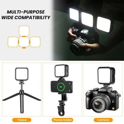 Pocket RGB Mini Fill Light Portable LED for Camera, Smartphone, GoPro & Laptop S