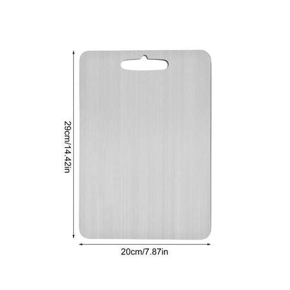 Titanium Cutting Board Double-Sided Titanium Cutting Boards for Kitchen Camping