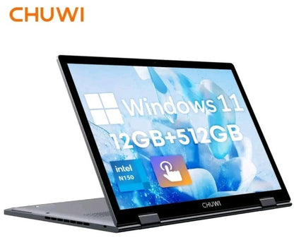 CHUWI  MiniBook X 10.51in Intel N150 12GB RAM 512GB SSD Win11 mini Laptop PC