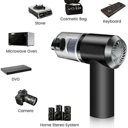 Powerful and Portable 9000Pa 3-In-1 Mini Auto Vacuum for Car,home