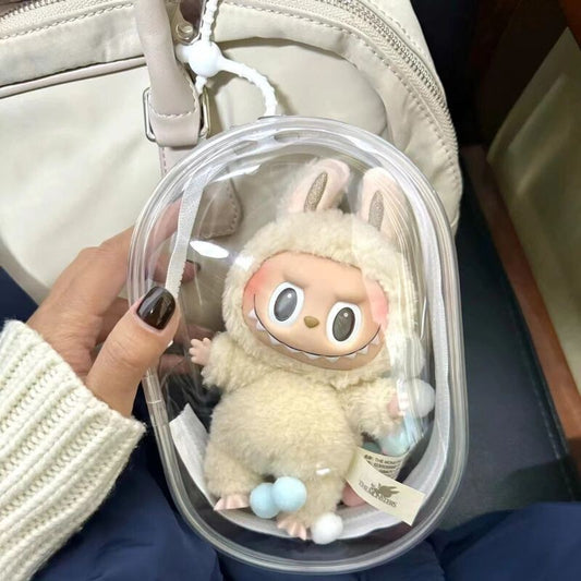 Labubu Dustproof High-Definition Protective Cover Doll Outing Bag No Toy