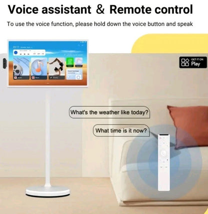 24 Inch Portable TV with Touch Screen | 8G RAM + 128G Storage