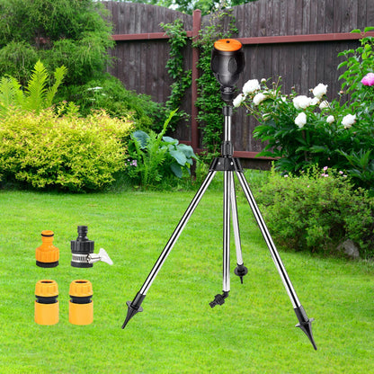 Rotating Tripod Sprinkler with 1/2inch Quick Connector for Greenhouse