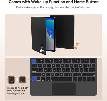 Bluetooth Wireless Keyboard Case iPad Pro 12.9 6th/5th/4th/3rd Gen iPad Air 13