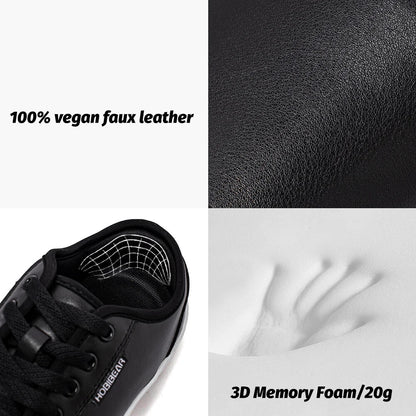 Minimalist Shoes Men Wide Toe Barefoot Shoes Leather Sneakers Lightweight Shoes