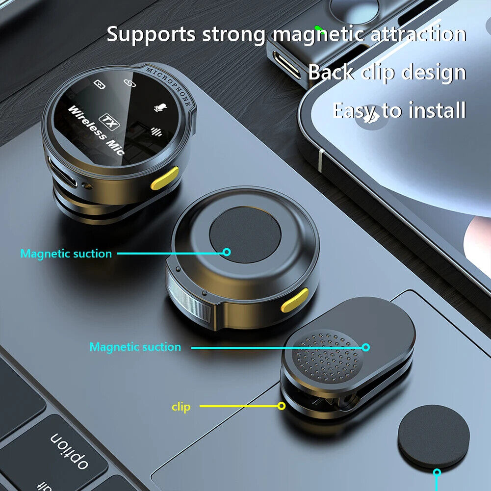 J6 Wireless Lavalier Microphone Plug & Play for iOS & Android – Live, Game, Inte