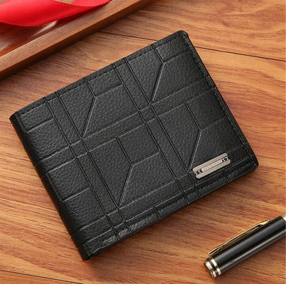 3Pc Black Fashion Quartz Watch Wallet and Glasses Set Men Holiday Gift New