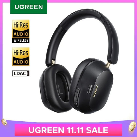 2024 Max5c Hi-Res LDAC 43dB Hybrid Active Noise Cancelling Bluetooth Headphone