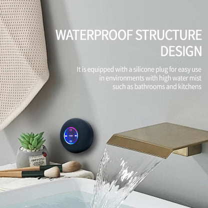 Portable Wireless Bluetooth Speaker LED IPX4 Waterproof Loudspeaker Outdoor Bath