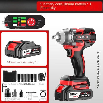 Electric Wrench Brushless Torque Electric Wrench Wind Gun Lithium Electric Tool