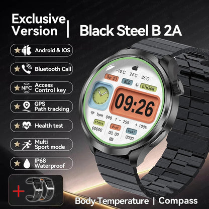 New HUAWEI GPS Sports smartwatch 1.85 AMOLED Screen Bluetooth Call SmartWatchs.