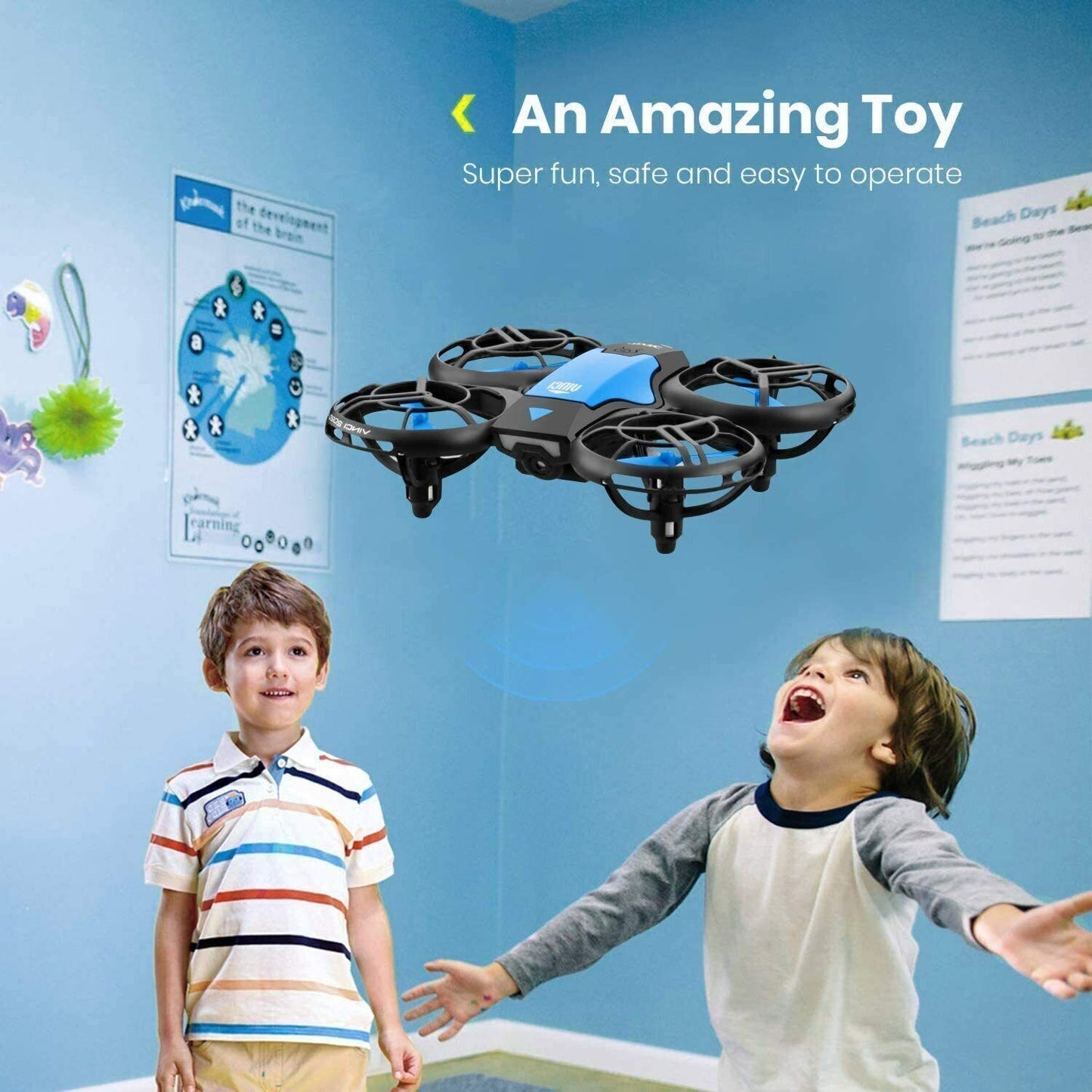 4DRC V8 Mini WIFI FPV Drone 4K HD Camera Quadcopter Gesture Sensing APP Control