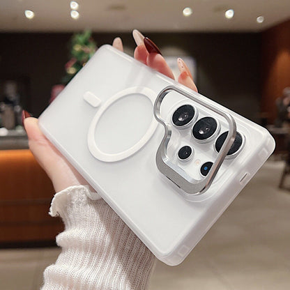 For Samsung S25 Ultra/S25/S24/S23 Mag Safe Magnetic Case Matte Translucent Cover