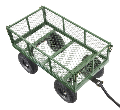 Carts 400 lb. Capacity Steel Utility Garden Landscape Cart,32 in x 18 in