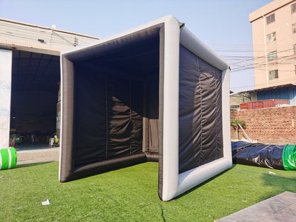 10x9x9ft Oxford Inflatable Golf Practice Swing Simulator Net Cage Tent