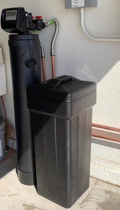 Aqua True Fleck 5600SXT Whole House Water Softener | 32,000 Grain, 9″x48″ Tank