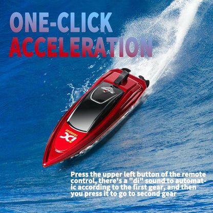 H106 RC Boat for Adult&Kid, 2.4GHz Remote Control Boat with Rechargeable Battery