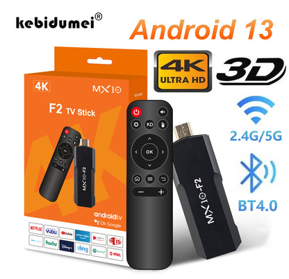 Android 13 Smart TV Stick 4K RK3228A Quad-Core TV Box 2.4G 5G Wifi Dual Frequenc