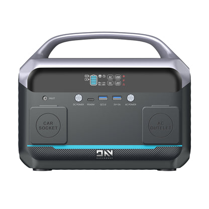 DaranEner Portable Power Station 268.8Wh 300W Solar Generator LED Light U5O3
