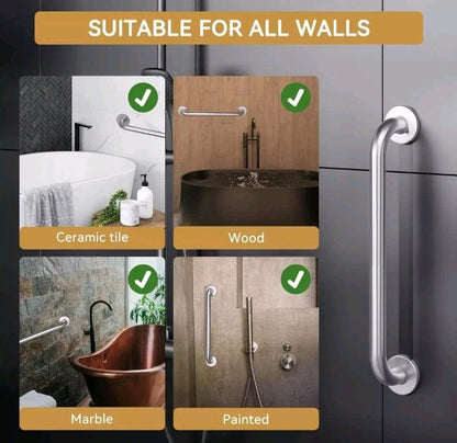 Grab Bars for Bathtubs and Showers anti Slip, 24" L X 1.25" D, Handicap Grab Bar