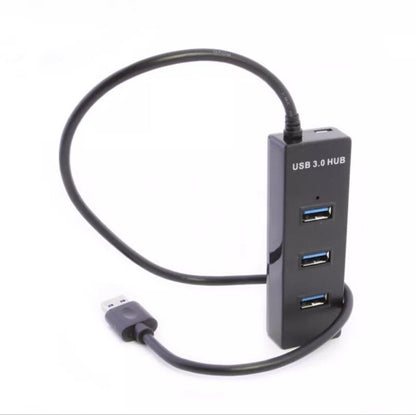 4-Port USB 3.0 Hub Splitter Multi Adapter High Speed For PC Mac Desktop Laptop