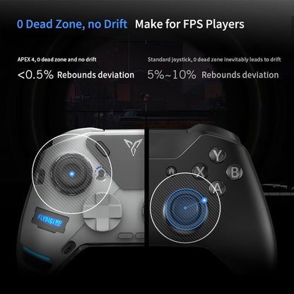FLYDIGI APEX 4 Wireless Gamepad White Gaming Controller for PC/Switch 2/Android