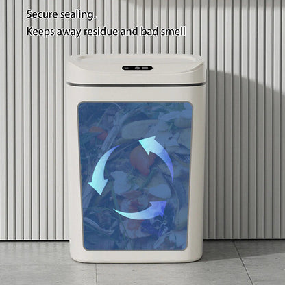 Bathroom Automatic Trash Can Prevent Smell Easy To Clean Automatic Motion Senso