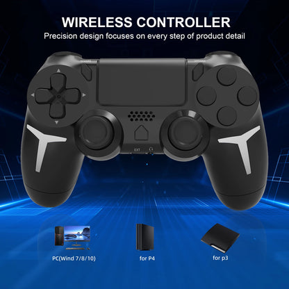 Wireless Gamepad Bluetooth Controller 6-Axis Gyroscope Dual  with Touch Pad