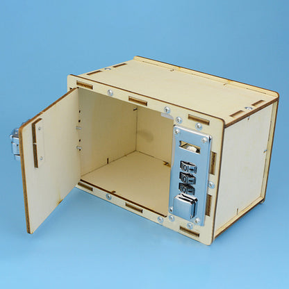 Kids DIY Mechanical Password Box Toy DIY Science School Projects Experiment Toy
