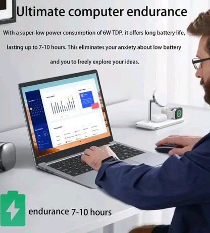 RNRUO 14 Inch Ultra-thin Affordable High-definition 2-in-1 Laptop 16gb 1TB N5095