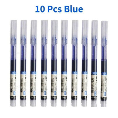 10Pcs Gel Pen Set with 0.5mm Precision Writing Tip - Smooth, Quick-Drying, Kawai
