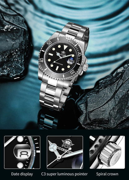 Men's European and American Business Leisure Quartz Watch Waterproof Outdoor New