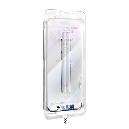 Glass Screen Protector for iPhone 16 15 14 Pro Max ,One-Click Installation-2024