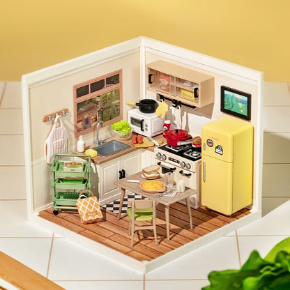 Rolife 1:24 Miniature Dollhouse Super Creator Plastic Building Teens Xmas Gift