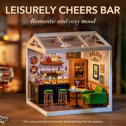 Rolife 1:24 Miniature Dollhouse Super Creator Plastic Building Teens Xmas Gift