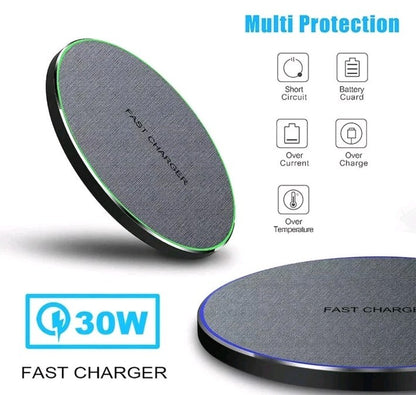30W Wireless Charger Fast Charging Mat For Google Pixel 9Pro Fold 8 7a 6 5 4XL 3