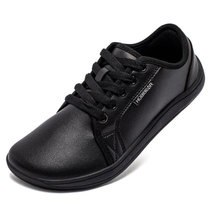 Minimalist Shoes Men Wide Toe Barefoot Shoes Leather Sneakers Lightweight Shoes
