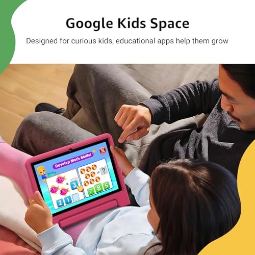 Kids Tablet-2024, Android 14 Tablet for Kids, 10.1-inch Tablet for Toddlers,