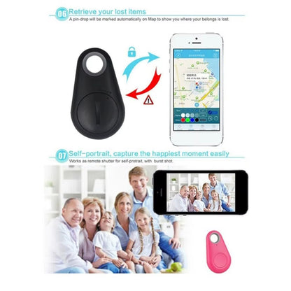 Mini Fashion Smart Dog Pets Bluetooth 4.0 GPS Tracker Anti-Lost Alarm Tag Wirele
