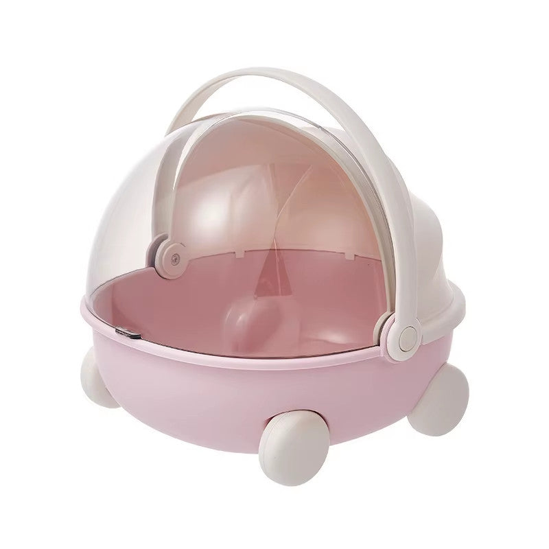 Labubu Baby Stroller Storage Box and Doll Cradle Furniture Accessories