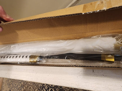 White Handle Bamboo KATANA. 🔥NEW