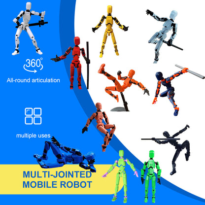 Titan 13 Action Figure- Robot Action Figure-3D Printed Action T13 Action Figure