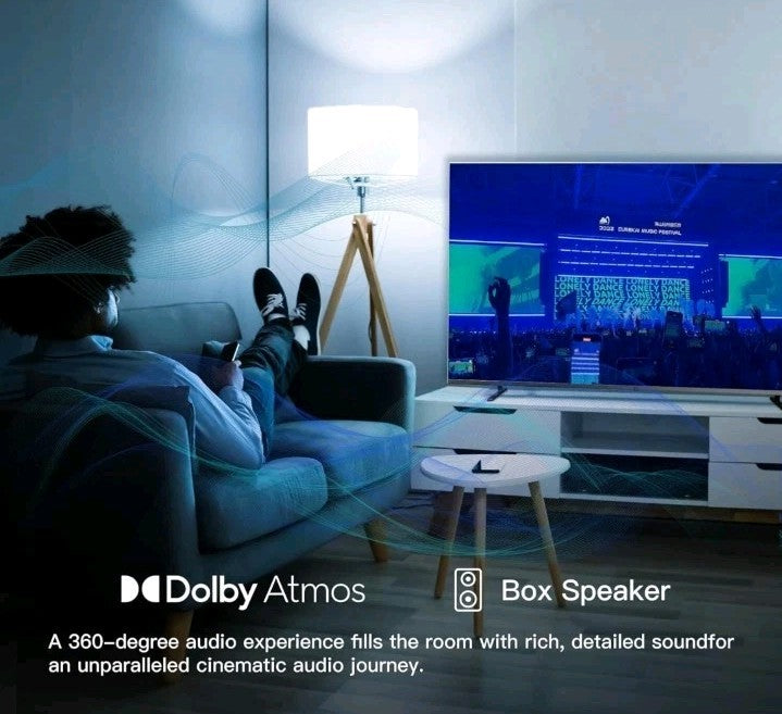 FPD 55-inch Smart TV Google TV 4K UHD with Google Play and Google Cast Built-in