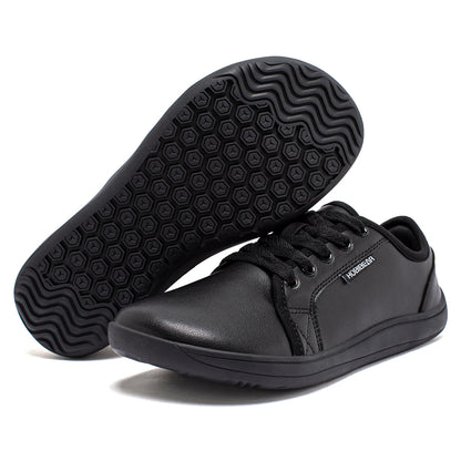 Minimalist Shoes Men Wide Toe Barefoot Shoes Leather Sneakers Lightweight Shoes