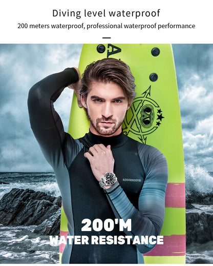Men's European and American Business Leisure Quartz Watch Waterproof Outdoor New