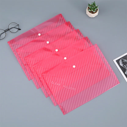 File Folder Plastic A4 Expandable Binder Pocket Perforated Pockets Envelope