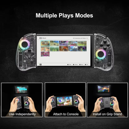 LinYuvo KS37B Meteor Light Joycons Wireless Controller for Switch/OLED