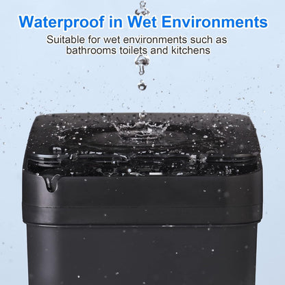 Sleek Automatic Trash Cans 2.2 Gallon - Odor-Sealing, Touchless Design