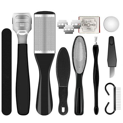 Pedicure Kit Set 23 in 1 Stainless Steel Foot Rasp Peel Callus Dead Skin Remover